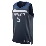 Men's Minnesota Timberwolves Anthony Edwards #5 Navy Swingman Jersey - Icon Edition - minejerseys