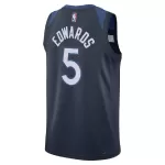 Men's Minnesota Timberwolves Anthony Edwards #5 Navy Swingman Jersey - Icon Edition - minejerseys