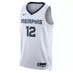 Men's Memphis Grizzlies Grizzlies Ja Morant #12 White Swingman Jersey - Association Edition - minejerseys