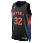 Men's New York Knicks Karl-Anthony Towns #32 Black Swingman Jersey - Statement Edition - minejerseys