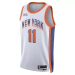 Men's New York Knicks Jalen Brunson #11 White Swingman Jersey - City Edition - minejerseys