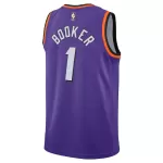Men's Phoenix Suns Devin Booker #1 Purple Swingman Jersey - Classic Edition - minejerseys