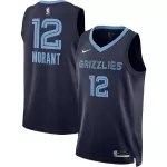 Men's Memphis Grizzlies Grizzlies Ja Morant #12 Navy Swingman Jersey - Icon Edition - minejerseys