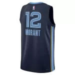 Men's Memphis Grizzlies Grizzlies Ja Morant #12 Navy Swingman Jersey - Icon Edition - minejerseys