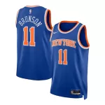 Men's New York Knicks Jalen Brunson #11 Blue Swingman Jersey - Icon Edition - minejerseys