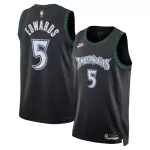 Men's Minnesota Timberwolves Anthony Edwards #5 Black Swingman Jersey - Classic Edition - minejerseys