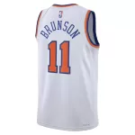 Men's New York Knicks Jalen Brunson #11 White Swingman Jersey - Association Edition - minejerseys