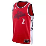 Men's LA Clippers Kawhi Leonard #2 Jordan Brand Red Swingman Jersey - Statement Edition - minejerseys