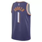 Men's Phoenix Suns Devin Booker #1 Purple Swingman Jersey 2025/ - Icon Edition - minejerseys