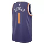 Men's Phoenix Suns Devin Booker #1 Purple Swingman Jersey - Icon Edition - minejerseys