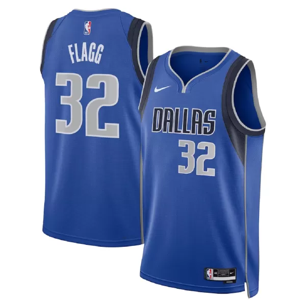 Men's Dallas Mavericks Cooper Flagg #32 Blue Swingman Jersey - Icon Edition - minejerseys