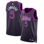 Men's Minnesota Timberwolves Anthony Edwards #5 Navy Swingman Jersey - Icon Edition - minejerseys