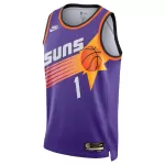 Men's Phoenix Suns Devin Booker #1 Purple Swingman Jersey - Classic Edition - minejerseys