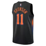 Men's New York Knicks Jalen Brunson #11 Black Swingman Jersey - Statement Edition - minejerseys