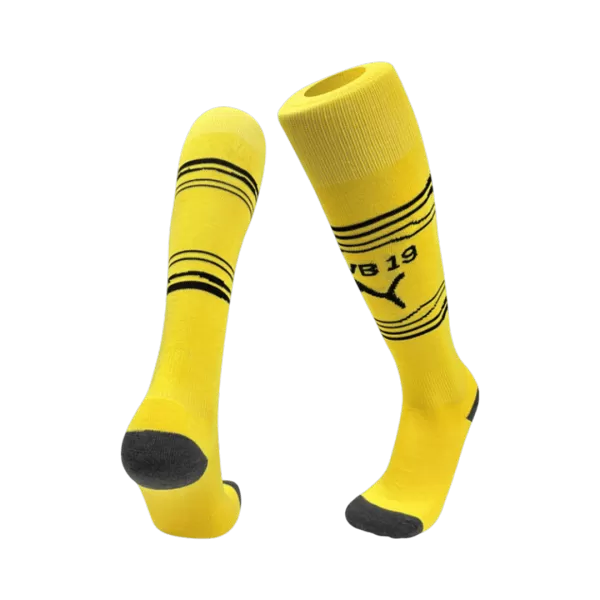 Borussia Dortmund Home Soccer Socks - Yellow - minejerseys