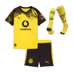 Kids Borussia Dortmund Home Jersey Full Kit 2025/26 - minejerseys