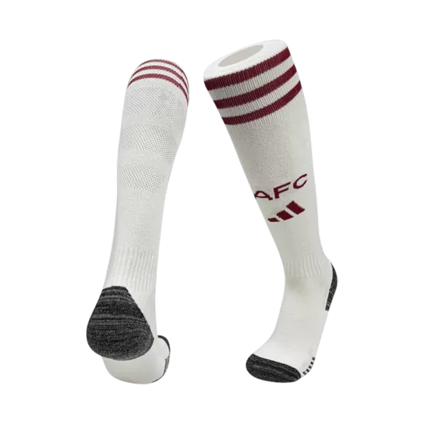 Arsenal Third Away Soccer Socks - Beige 2025/26 - minejerseys