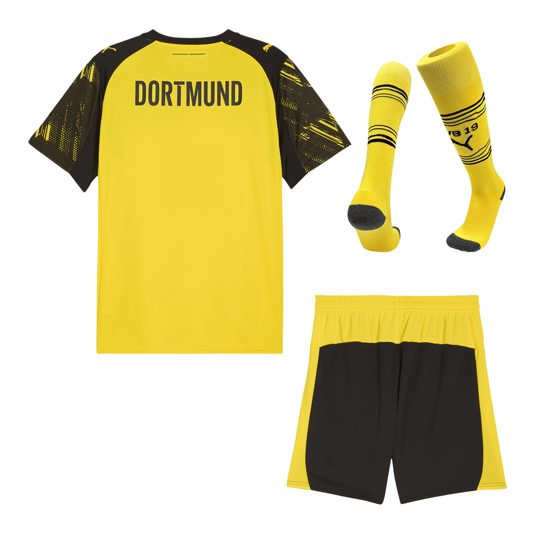 Borussia Dortmund Home Jersey Kit 2025/26