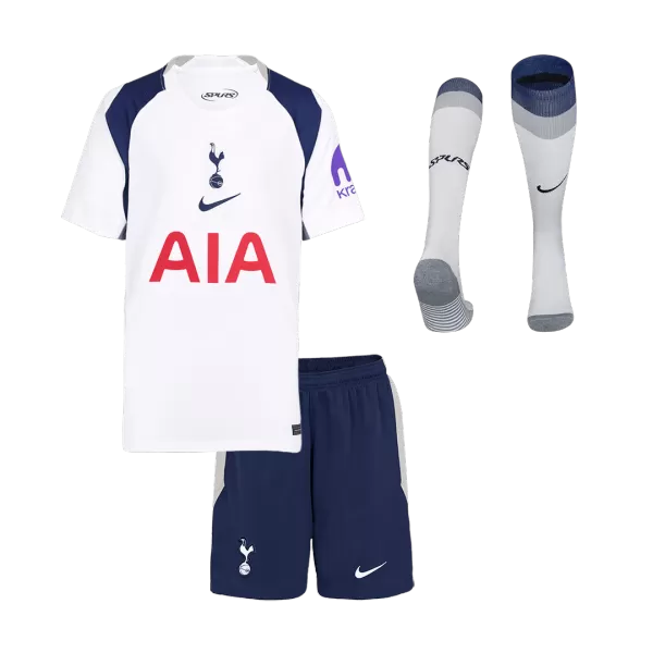 Kids Tottenham Hotspur Home Jersey Full Kit 2025/26 - minejerseys