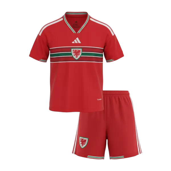 Kids Wales Home Jersey Kit 2026 - minejerseys