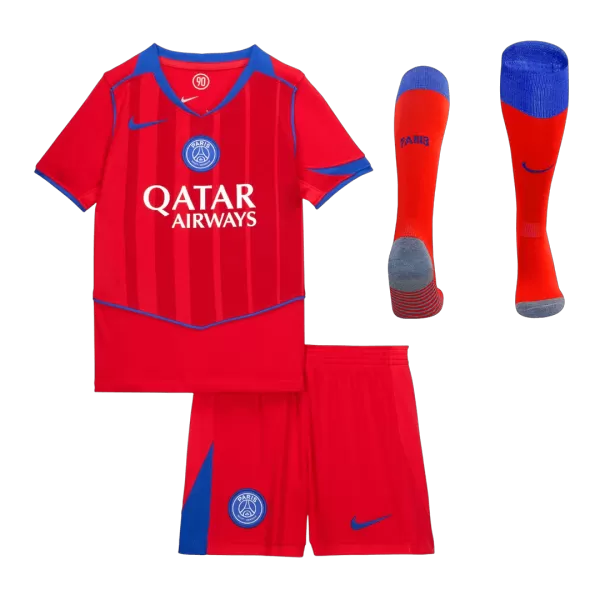 Kids PSG Third Away Jersey Full Kit 2025/26 - minejerseys