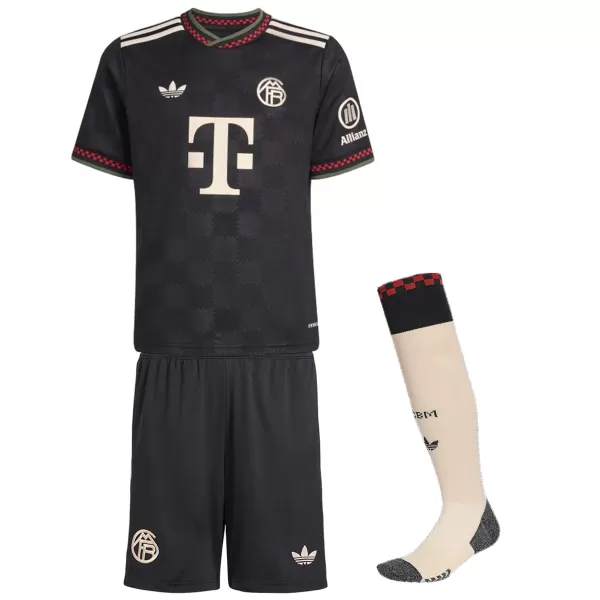 Kids Bayern Munich Third Jersey Full Kit 2025/26 - minejerseys