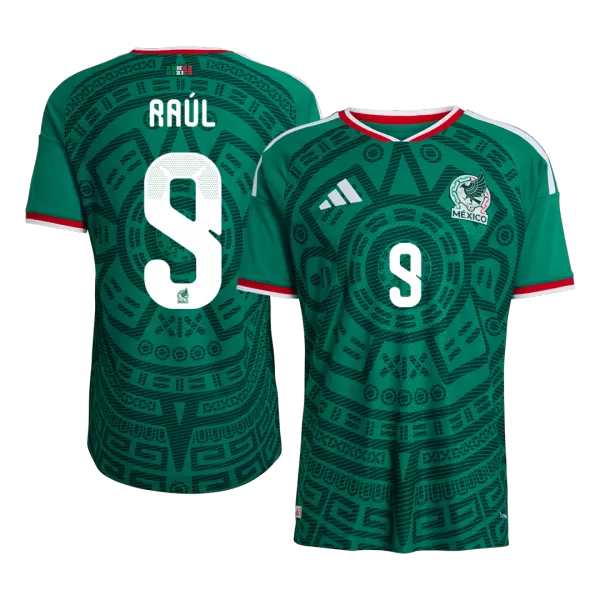 Raúl #9 Mexico Home Match Jersey Player Version 2025/26 - minejerseys