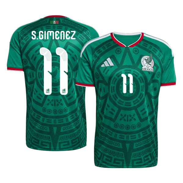 S.GIMENEZ #11 Mexico Home Jersey 2025/26 - minejerseys