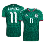 S.GIMENEZ #11 Mexico Home Jersey 2025/26 - minejerseys