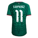S.GIMENEZ #11 Mexico Home Match Jersey Player Version 2025/26 - minejerseys