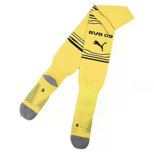 Kids Borussia Dortmund Home Soccer Socks - Yellow 2025/26 - minejerseys