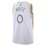 Men's Charlotte Hornets Coby White #0 White Swingman Jersey - City Edition - minejerseys