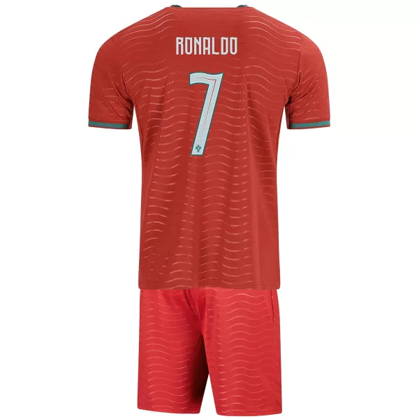 RONALDO #7 Kids Portugal Home Jersey Kit World Cup 2026 - minejerseys