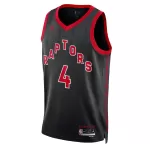 Men's Toronto Raptors Scottie Barnes #4 Black Swingman Jersey - Statement Edition - minejerseys