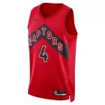 Men's Toronto Raptors Scottie Barnes #4 Red Swingman Jersey - Statement Edition - minejerseys