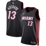 Men's Miami Heat Bam Adebayo #13 Black Swingman Jersey - Icon Edition - minejerseys