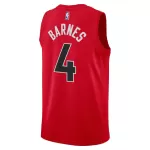 Men's Toronto Raptors Scottie Barnes #4 Red Swingman Jersey - Statement Edition - minejerseys