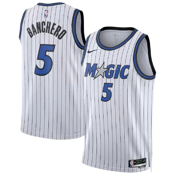 Men's Orlando Magic Paolo Banchero #5 White Swingman Jersey - Association Edition - minejerseys