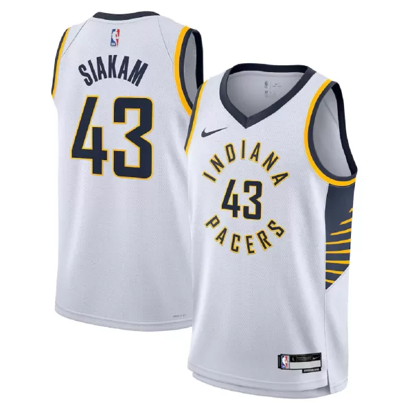 Men's Indiana Pacers Pascal Siakam #43 White Swingman Jersey - Association Edition - minejerseys