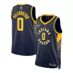Men's Indiana Pacers Tyrese Haliburton #0 Navy Swingman Jersey - Icon Edition - minejerseys