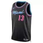 Men's Miami Heat Bam Adebayo #13 Black Swingman Jersey 2025/26 - City Edition - minejerseys