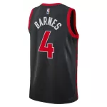 Men's Toronto Raptors Scottie Barnes #4 Black Swingman Jersey - Statement Edition - minejerseys