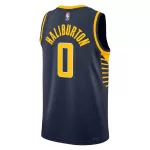 Men's Indiana Pacers Tyrese Haliburton #0 Navy Swingman Jersey - Icon Edition - minejerseys