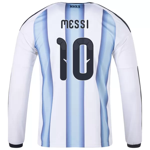 Messi #10 Argentina Home Long Sleeve Jersey World Cup 2026 - minejerseys