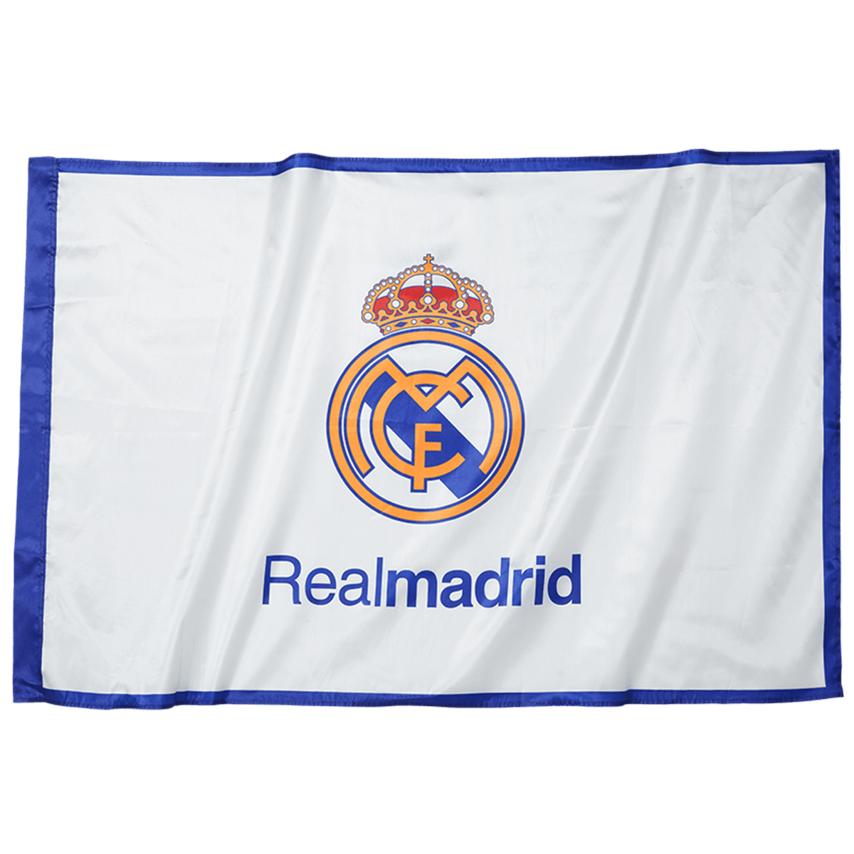 Real Madrid Team Flag - White/Blue