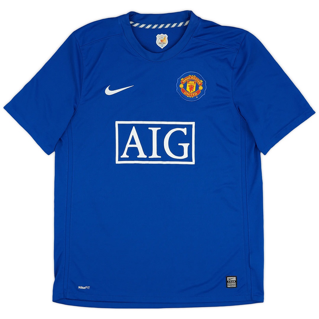 Berbatov #9 Retro Manchester United Third Jersey 2008/09