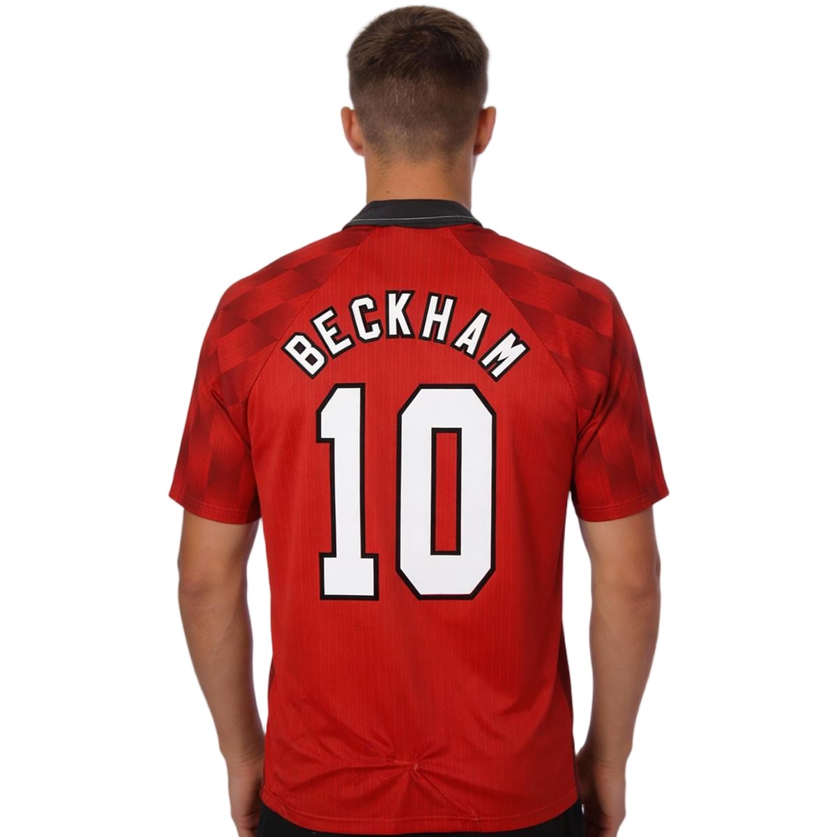 Beckham #10 Retro Manchester United Home Jersey 1996/98 Beckham #10 Retro Manchester United Home Jersey 1996/98