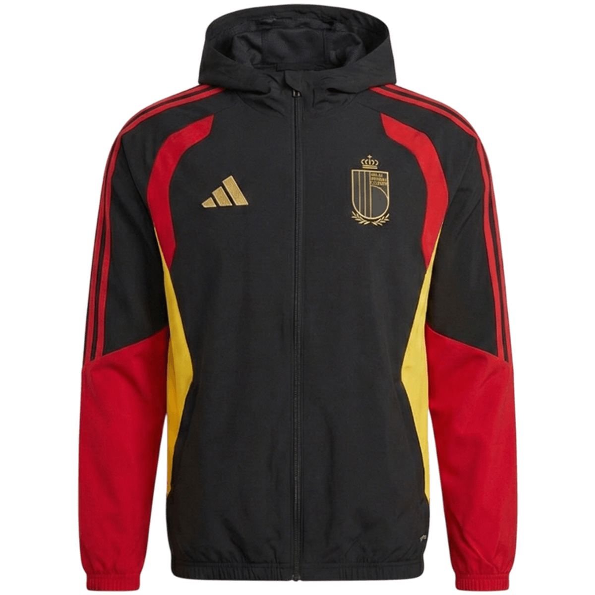 Belgium Windbreaker Hoodie Kit(Top+Pants) Black 2026 Belgium Windbreaker Hoodie Kit(Top+Pants) Black 2026