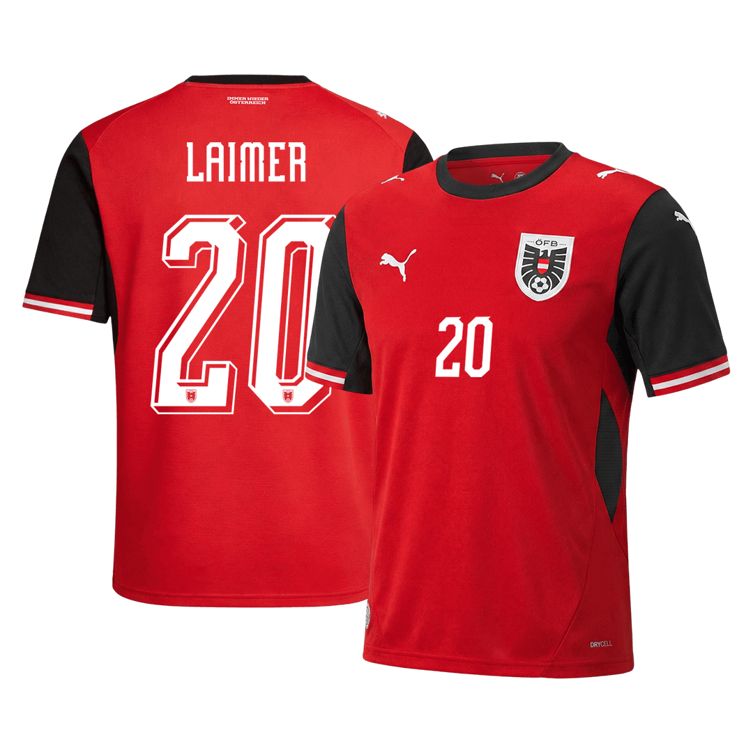 LAIMER #20 Austria Home Jersey World Cup 2026 LAIMER #20 Austria Home Jersey World Cup 2026