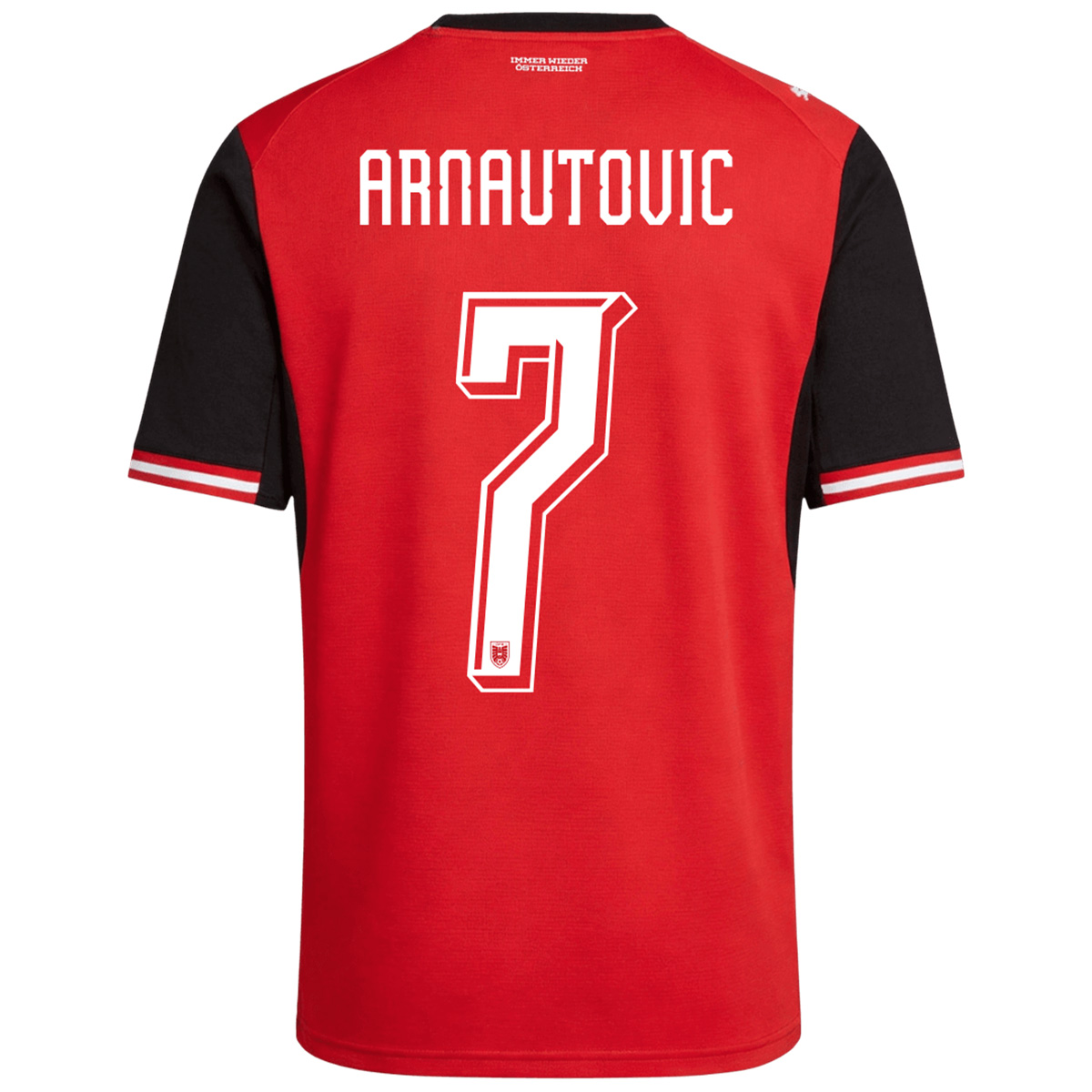 ARNAUTOVIC #7 Austria Home Jersey World Cup 2026 ARNAUTOVIC #7 Austria Home Jersey World Cup 2026